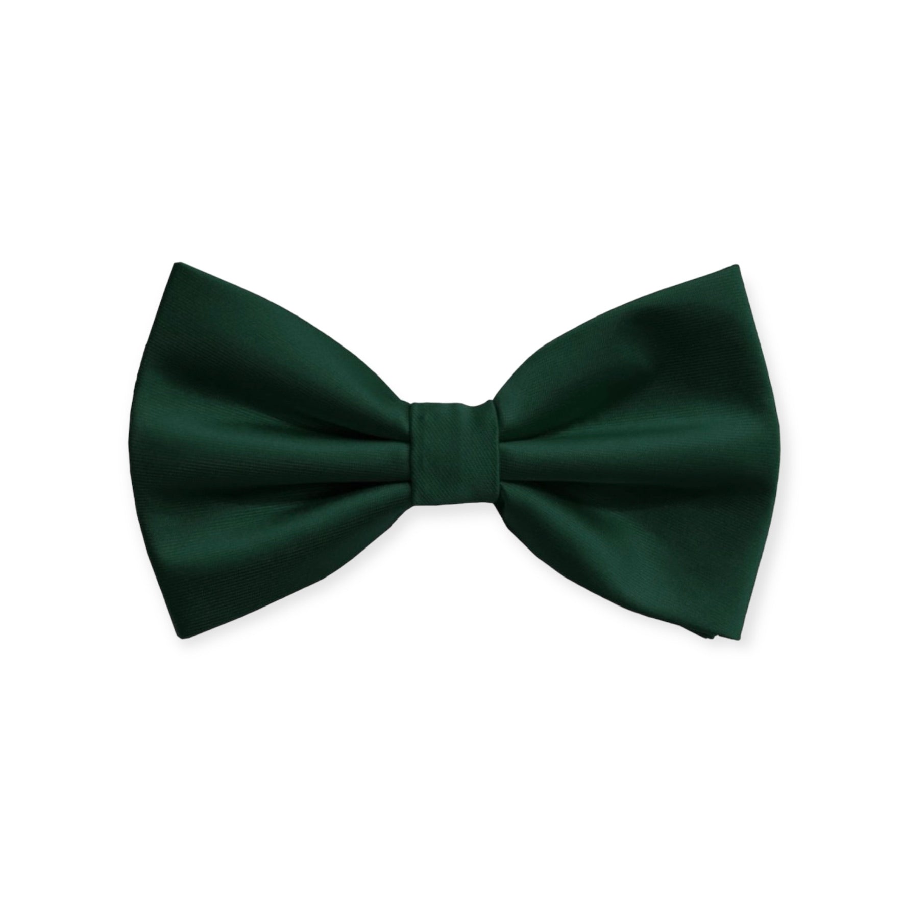 Solid Forest Green Bow Tie and Hanky